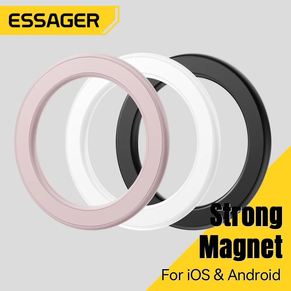 Magnetisk metaltringsklistermärke för MagSafe-laddning