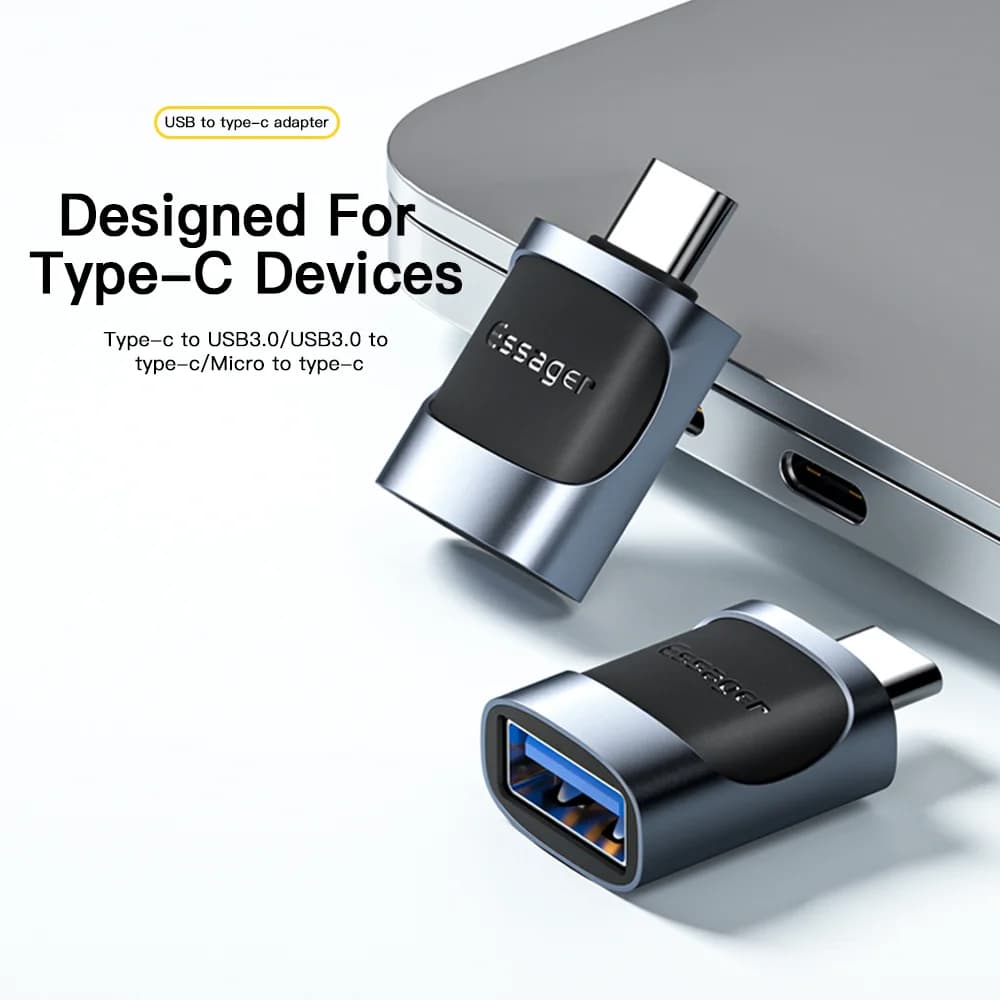 USB-C till Micro USB OTG Adapter