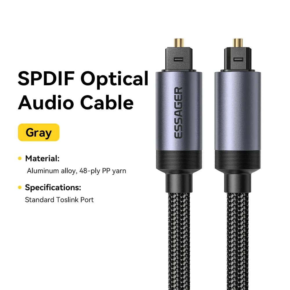 Digital optisk Toslink SPDIF-ljudkabel