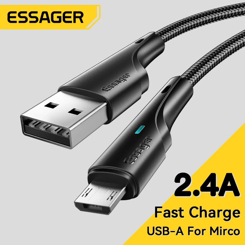 Micro USB snabb laddare och datakabel