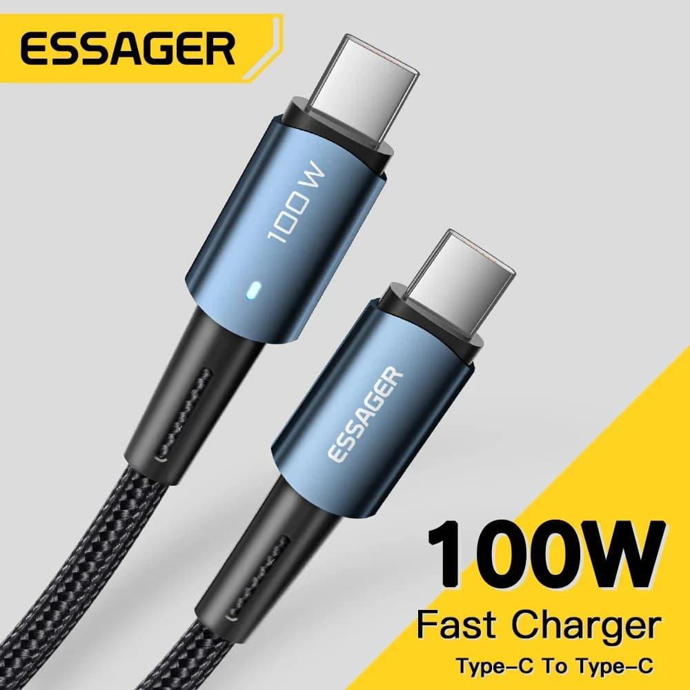 100W USB-C PD Snabbladdningskabel