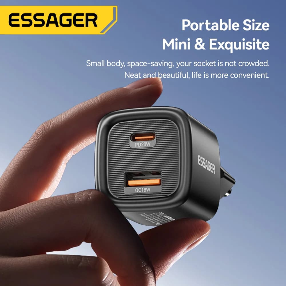 20W USB-C PD Snabbt Laddare