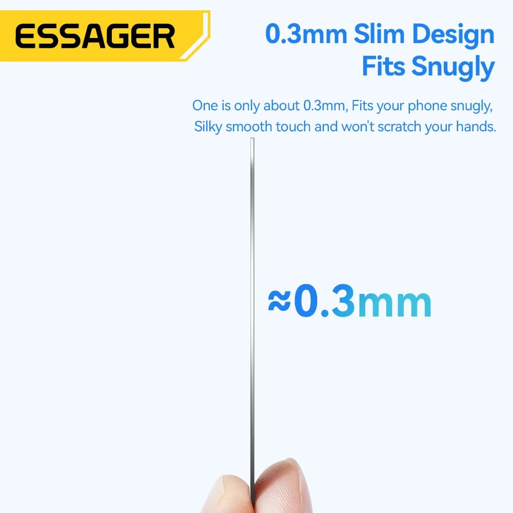 2-pack magnetiska metallringar för trådlös laddning