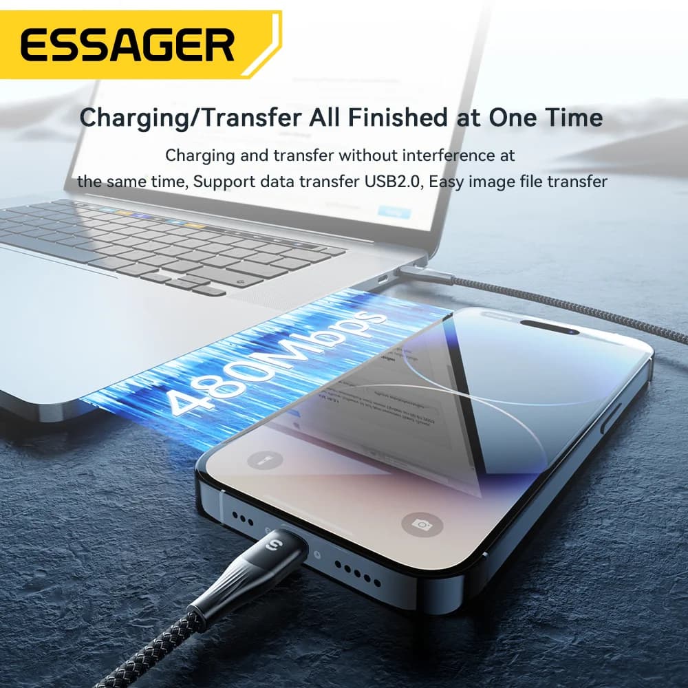 USB-C till Lightning PD snabbladdningskabel