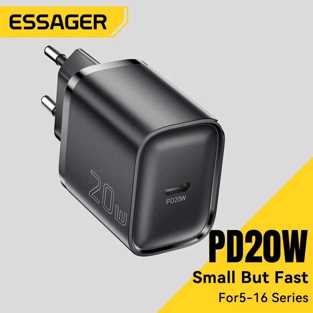 Mini 20W USB-C PD Snabb Väggsladdare