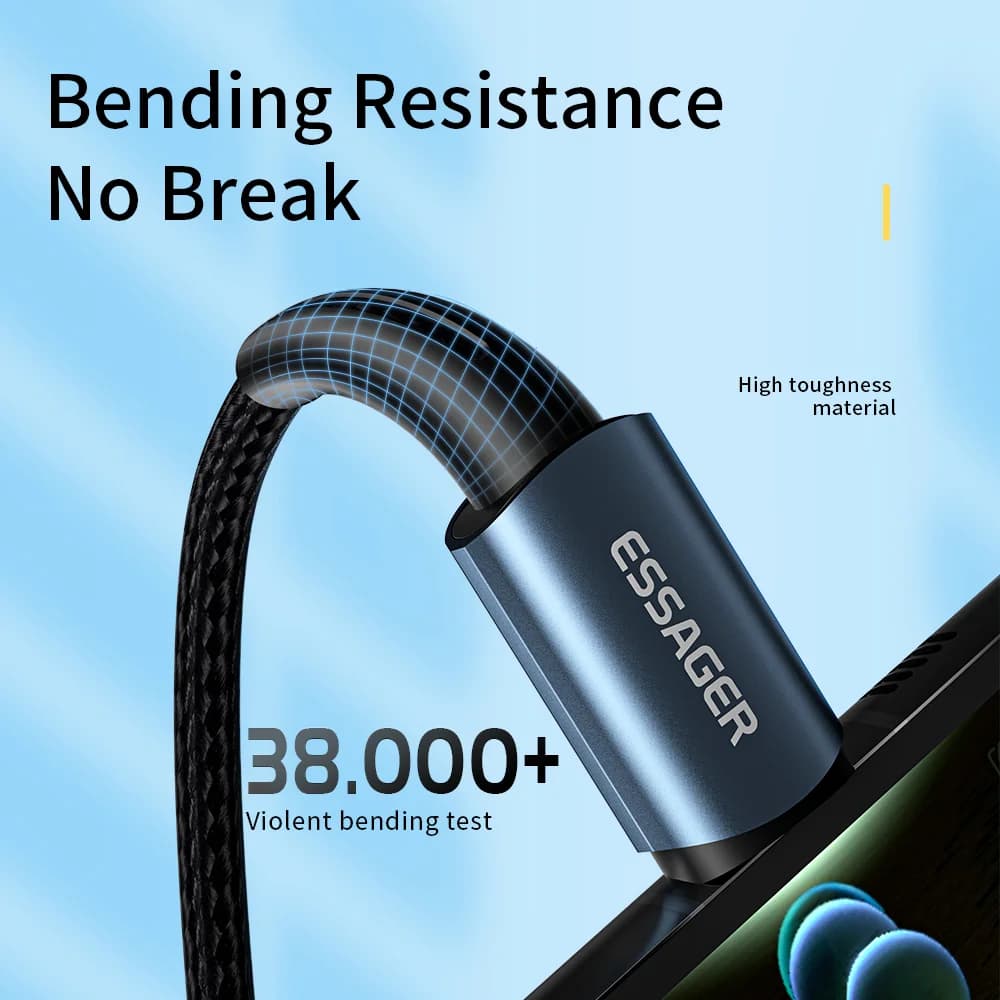 100W USB-C PD Snabbladdningskabel