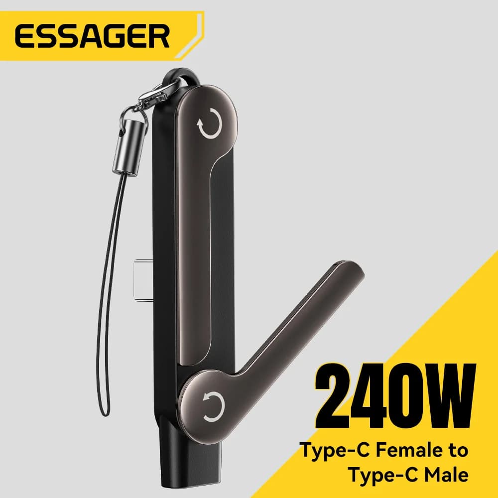 240W USB-C OTG-adapter med ställ